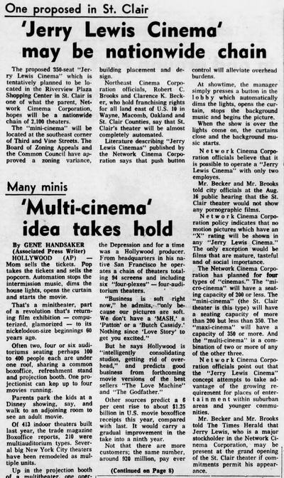 Riverview Cinema - Times Herald Aug 27 1971